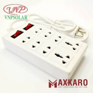 ổ 8 cửa trắng 2 công tắc 2,8m