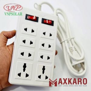 ổ 8 cửa trắng 2 công tắc 4,8m