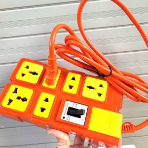 Ổ 6 LOẠI TỐT, LÕI SỨ DÂY 3 MÉT, LÕI ĐỒNG (2x2.0)