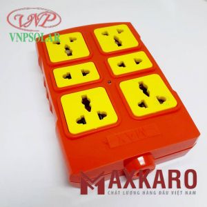 Ổ CẮM ĐIỆN CHỊU TẢI 6 CỬA LÕI SỨ 6000W KHÔNG DÂY